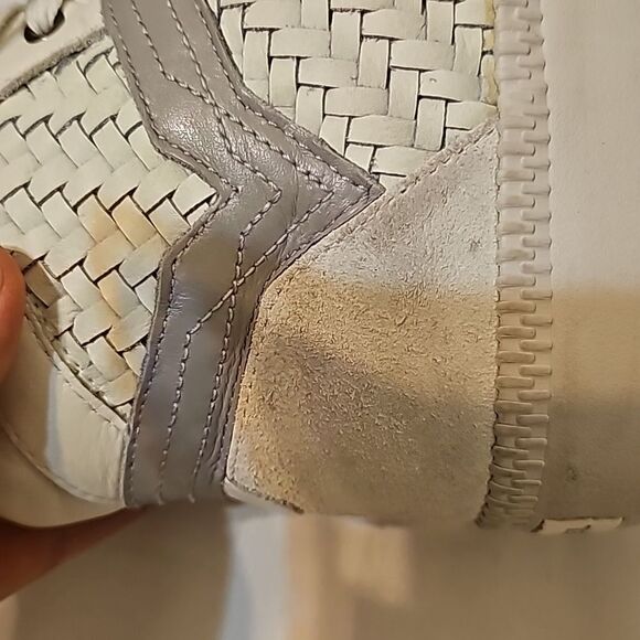 DIESEL S-Spaark Mid Leather Sneakers Ice size 9 - Picture 8 of 8